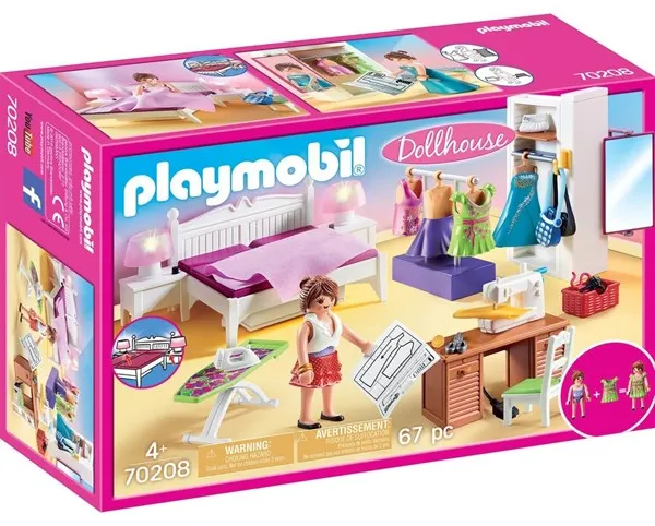 Playmobil Dollhouse - Soveværelse med syhjørne